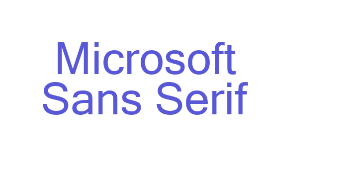 Microsoft Sans Serif Font Download