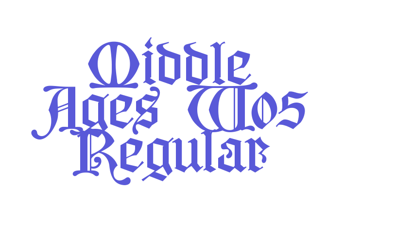 Middle Ages W05 Regular Font Download