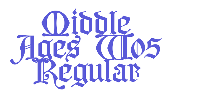 Middle Ages W05 Regular Font Download