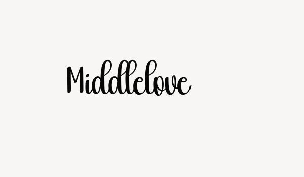 Middlelove Font