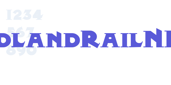 MidlandRailNF font free