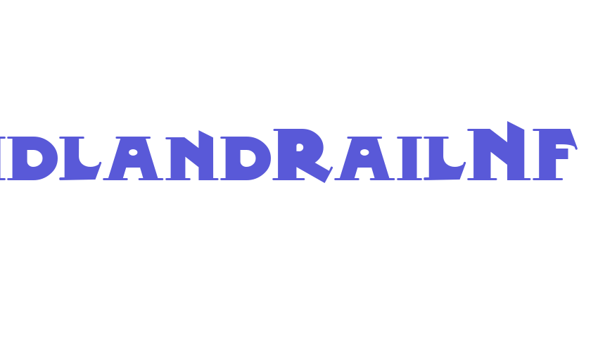 MidlandRailNF Font