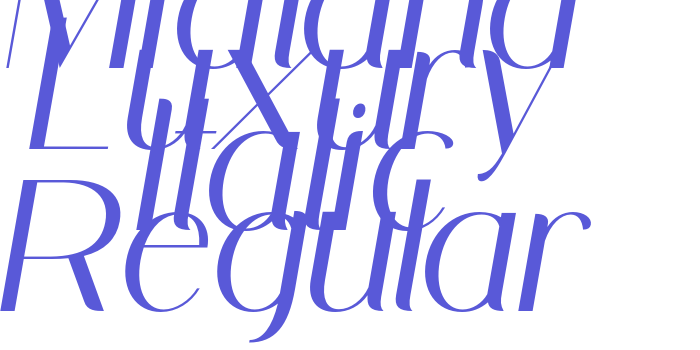 Midland Luxury Italic Regular Font Download