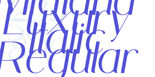 Midland Luxury Italic Regular-font-download