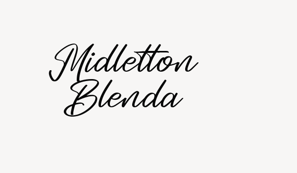 Midletton Blenda Font