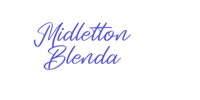 Midletton Blenda Font Download