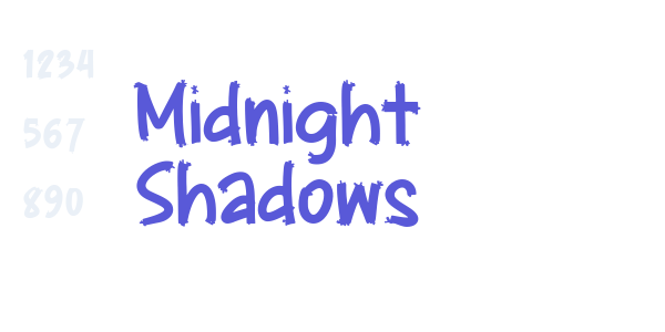 Midnight Shadows font