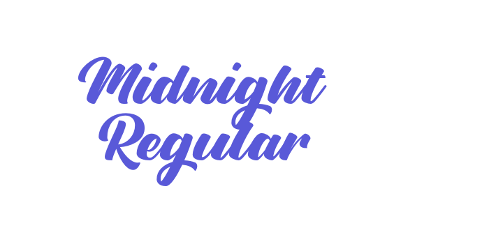 Midnight Regular Font Download