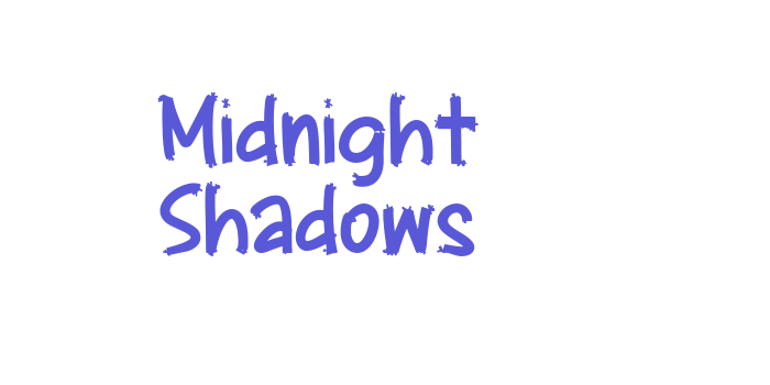 Midnight Shadows Font Download