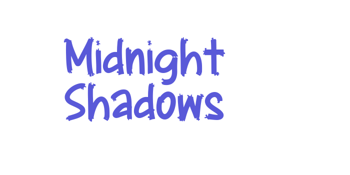 Midnight Shadows Font