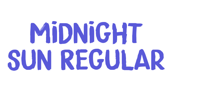 Midnight Sun Regular Font