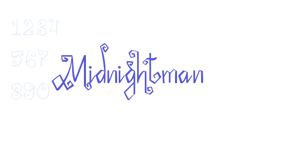 Midnightman font