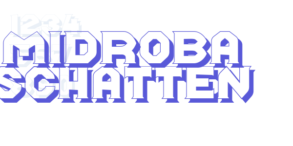 Midroba Schatten font free