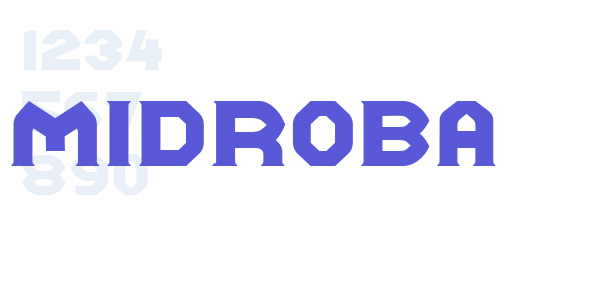 Midroba font free