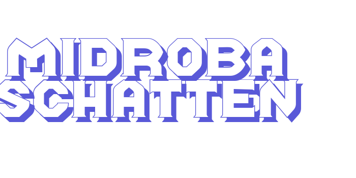 Midroba Schatten Font Download