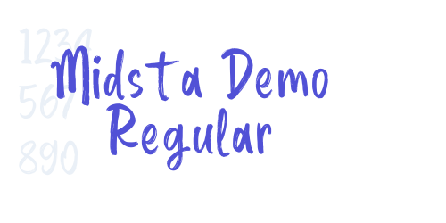Midsta Demo Regular-font-download