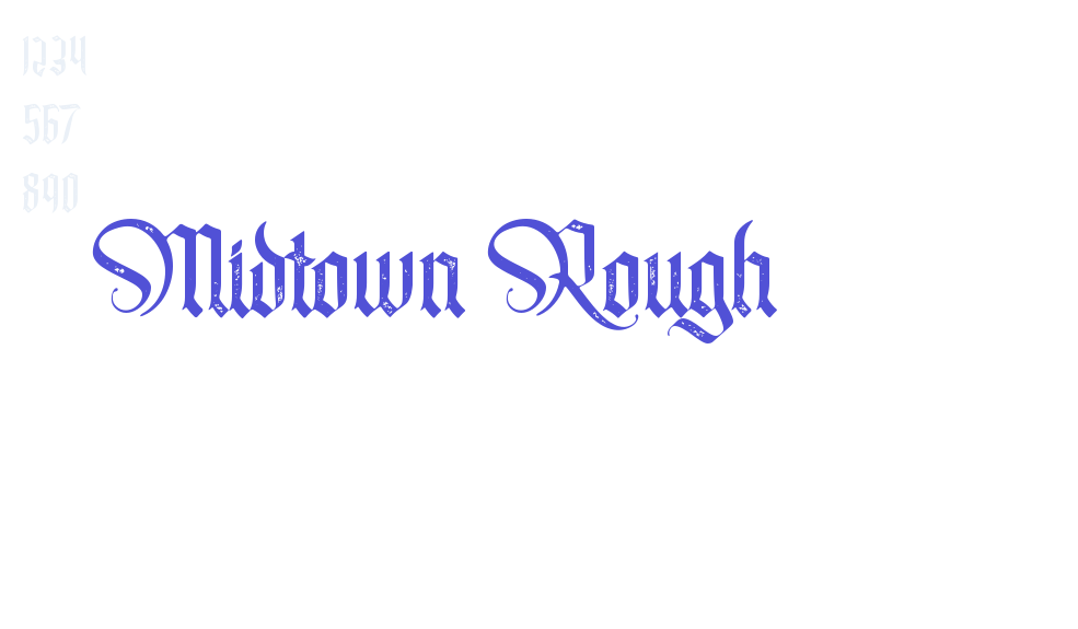 Midtown Rough-font-download