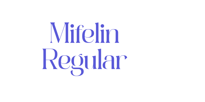 Mifelin Regular Font