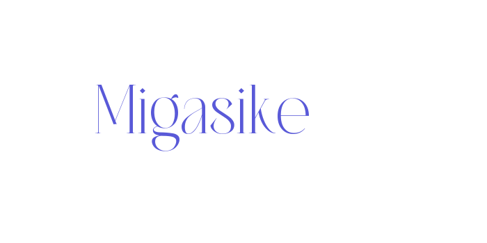 Migasike Font