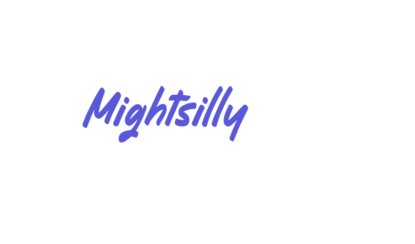 Mightsilly Font Download