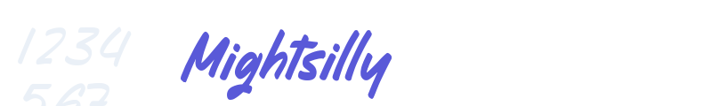 Mightsilly font download