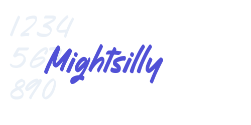 Mightsilly-font-download
