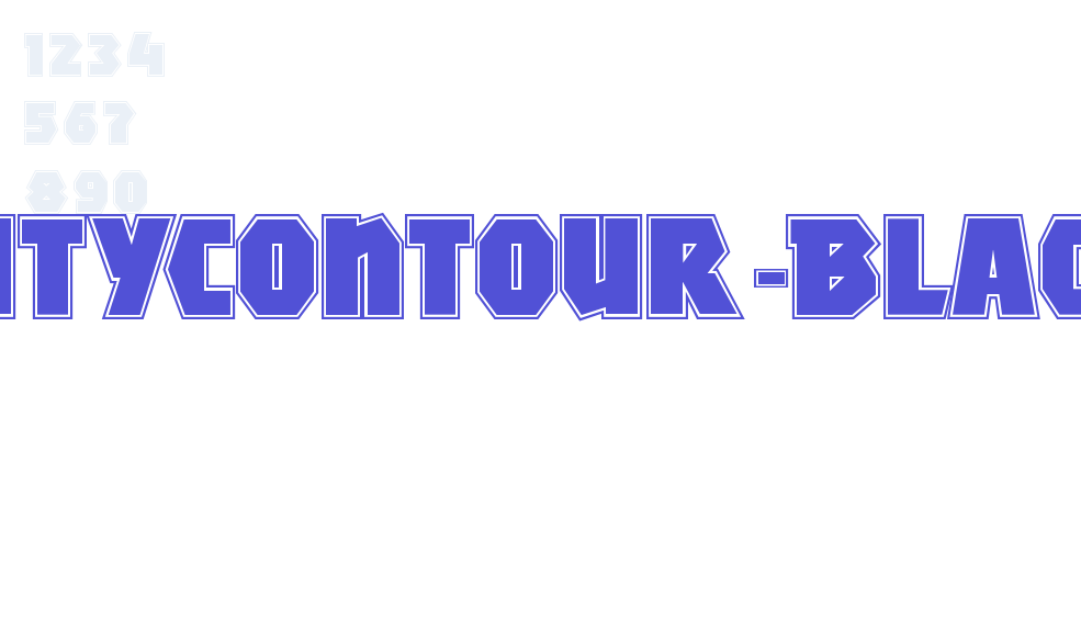 MightyContour-Black-font-download