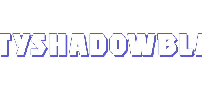 MightyShadowBlack Font Download