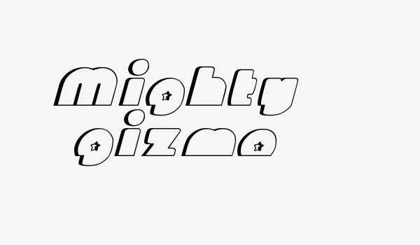 Mighty Gizmo Font