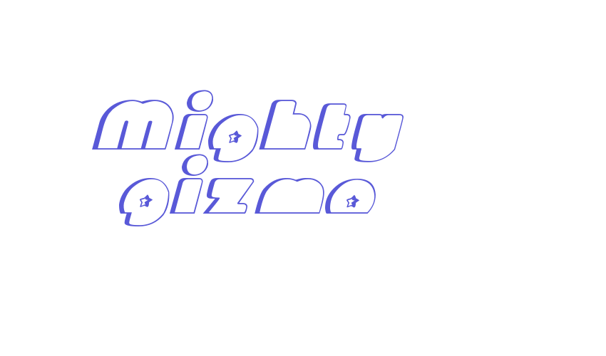 Mighty Gizmo Font Download