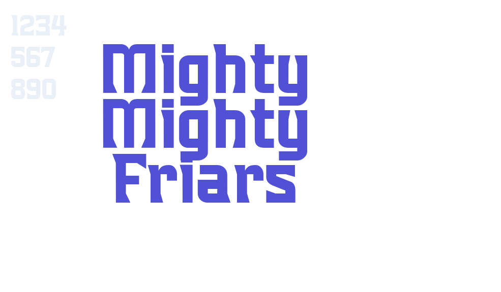 Mighty Mighty Friars-font-download