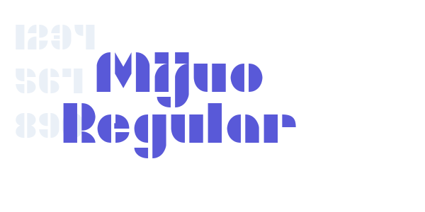 Mijuo Regular font free