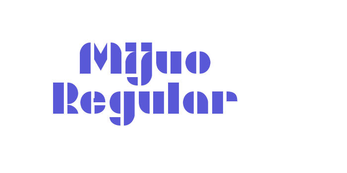 Mijuo Regular Font Download