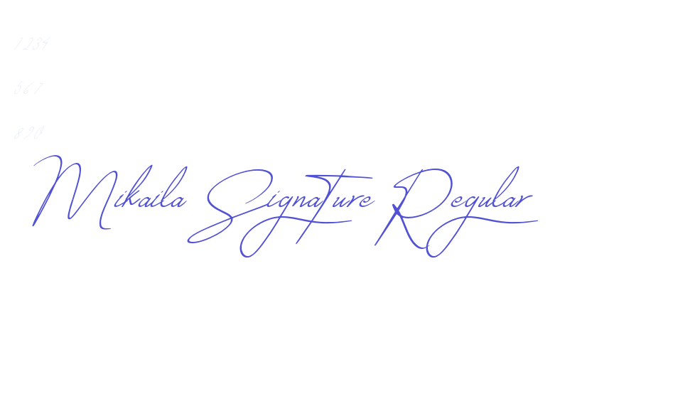 Mikaila Signature Regular-font-download