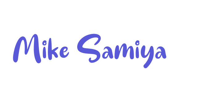 Mike Samiya Font Download