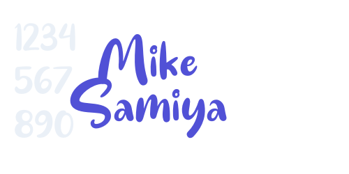Mike Samiya-font-download