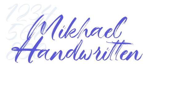 Mikhael Handwritten font