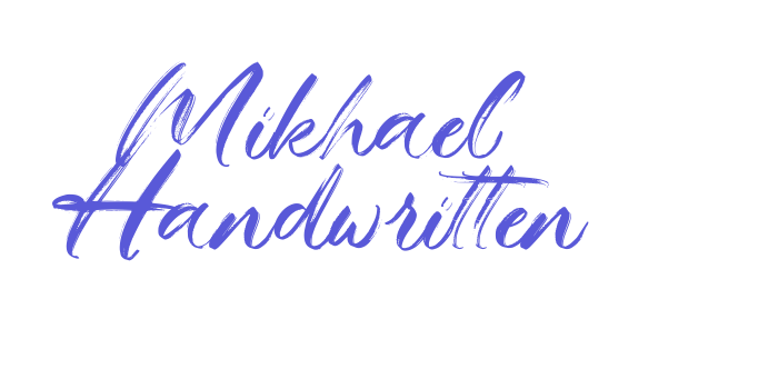 Mikhael Handwritten Font Download