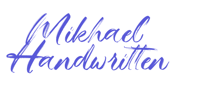 Mikhael Handwritten Font