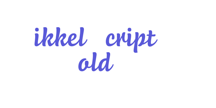 Mikkel Script Bold Font Download