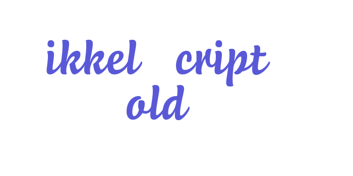 Mikkel Script Bold Font