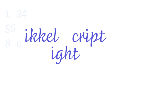 Mikkel Script Light Font Download