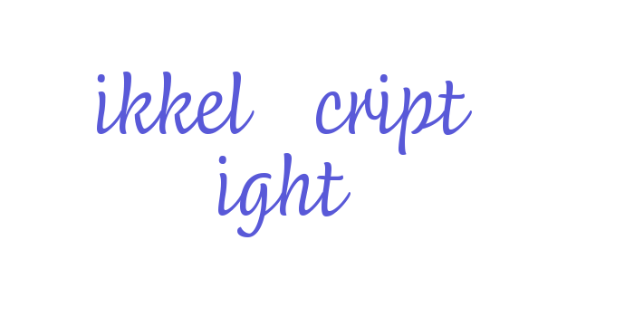 Mikkel Script Light Font