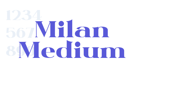 Milan Medium font free