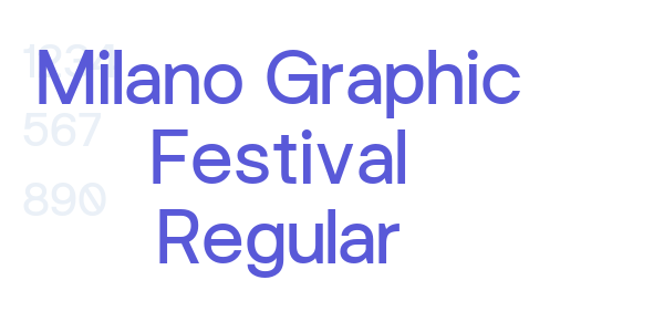 Milano Graphic Festival Regular font free