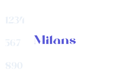 Milans Font