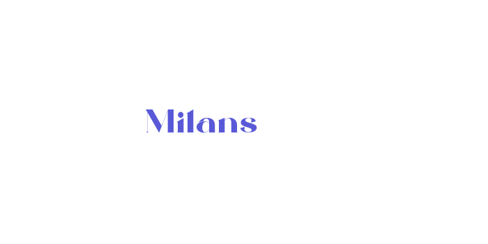 Milans Font Download