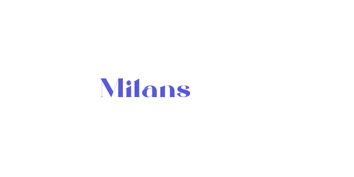 Milans Font