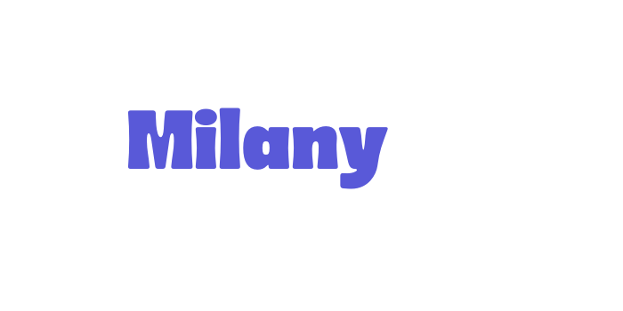 Milany Font Download