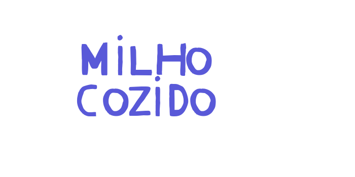 Milho Cozido Font Download